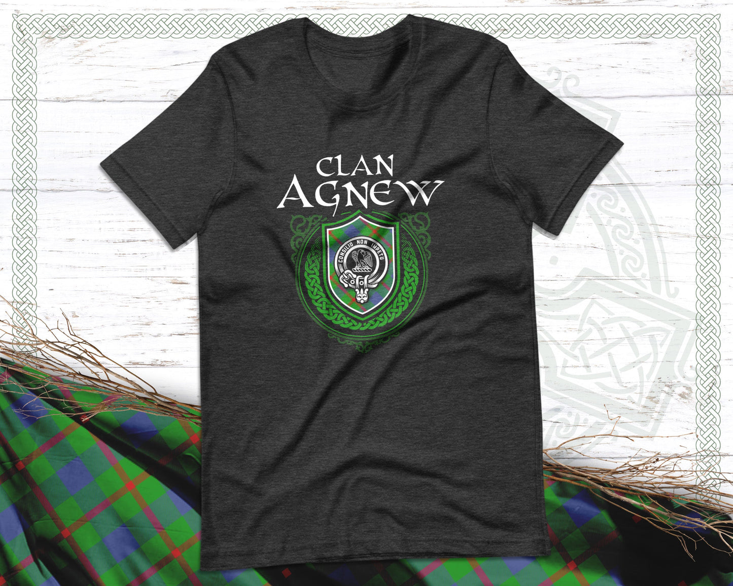 Clan Agnew Scottish Clan Badge Crest T-Shirt