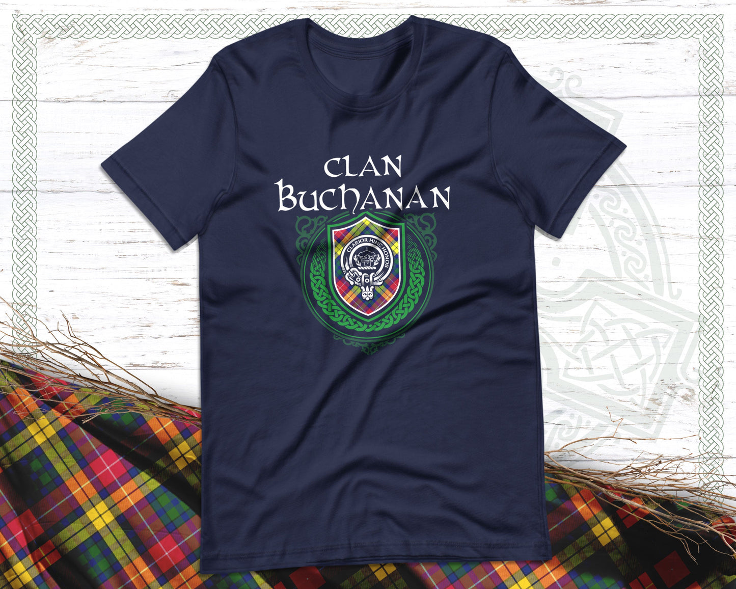 Clan Buchanan Scottish Clan Badge Crest T-Shirt