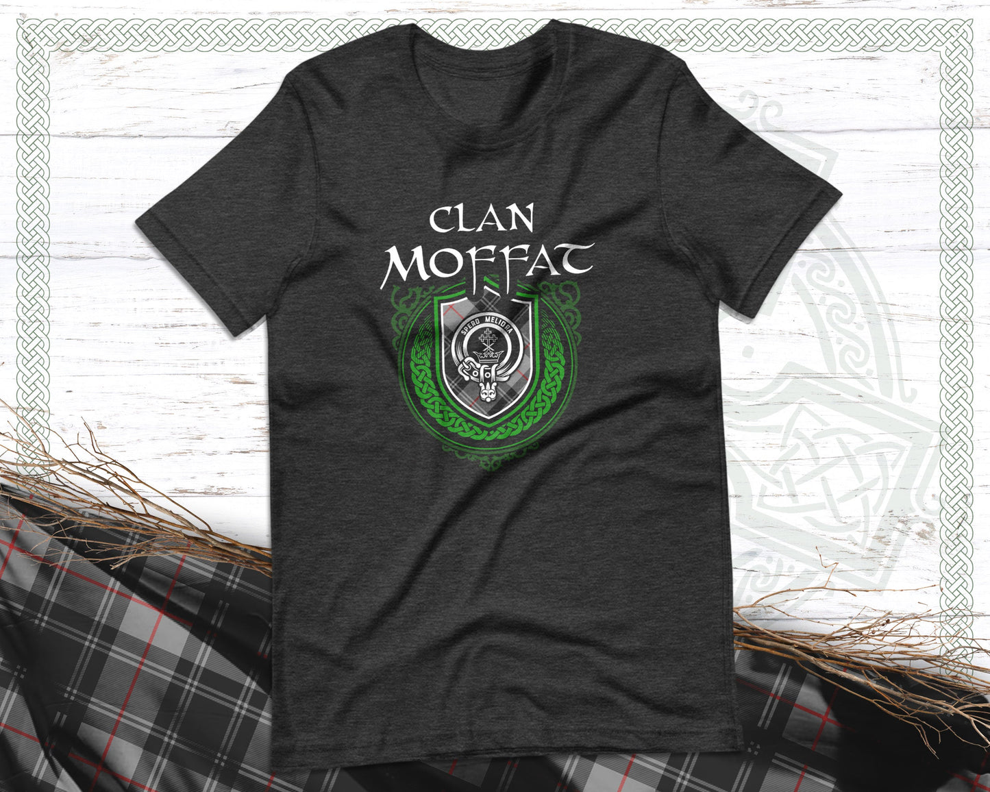 Clan Moffat Scottish Clan Badge Crest T-Shirt