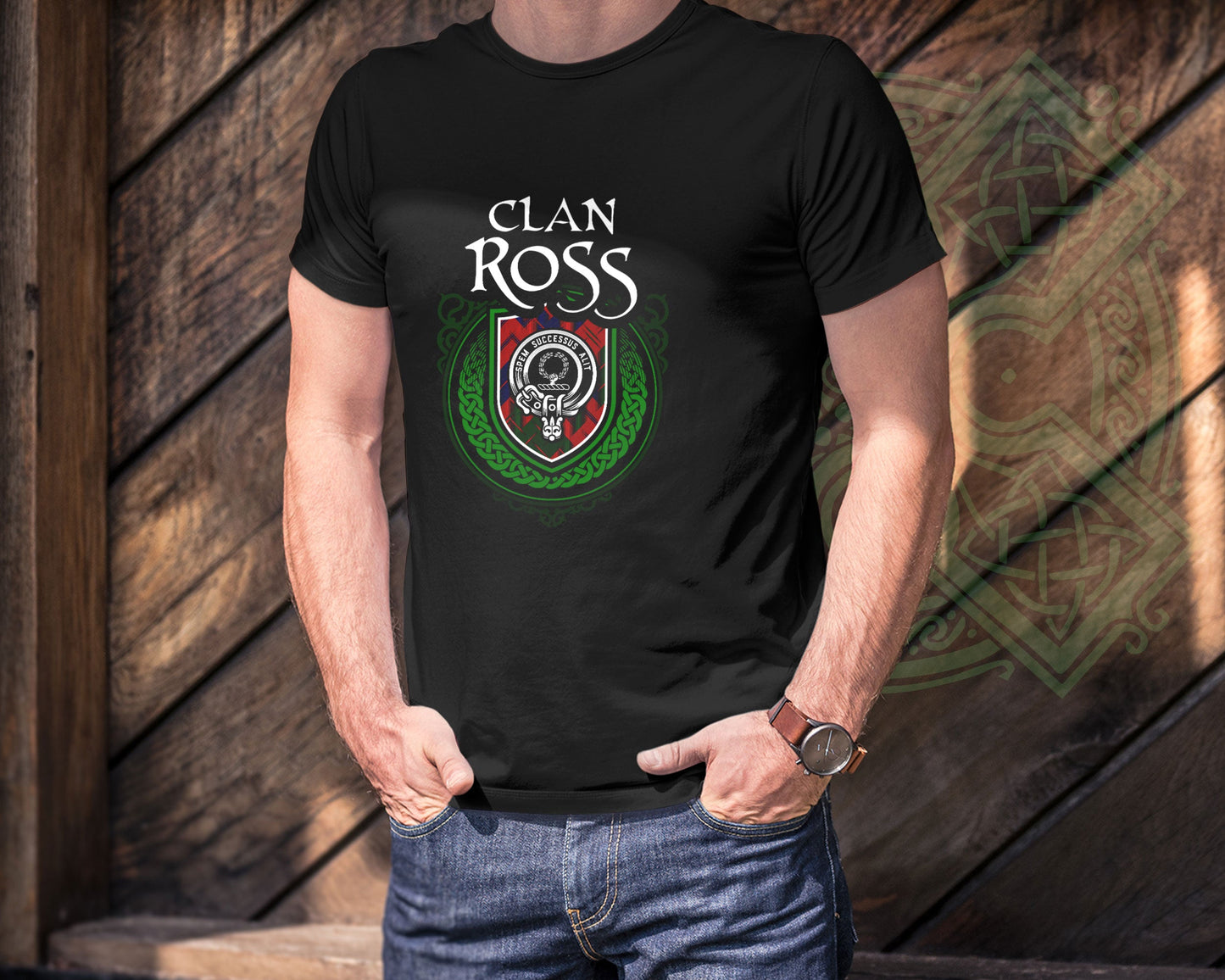 Clan Ross Scottish Clan Badge Crest T-Shirt