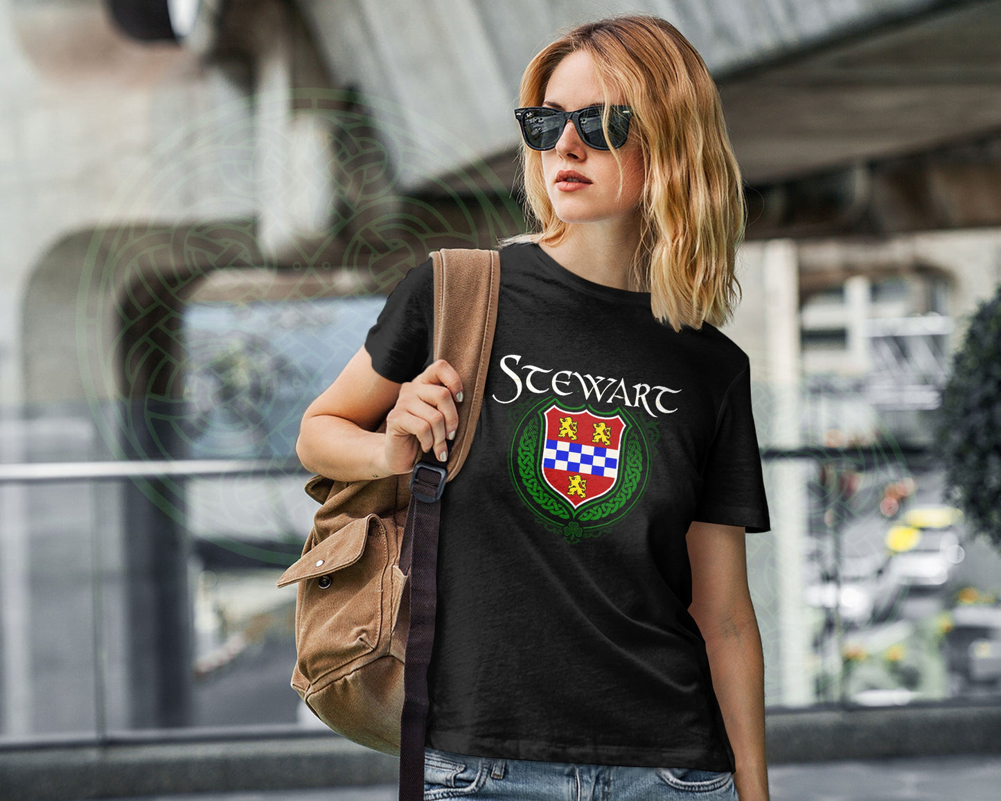 Stewart Irish Family Crest T-Shirt