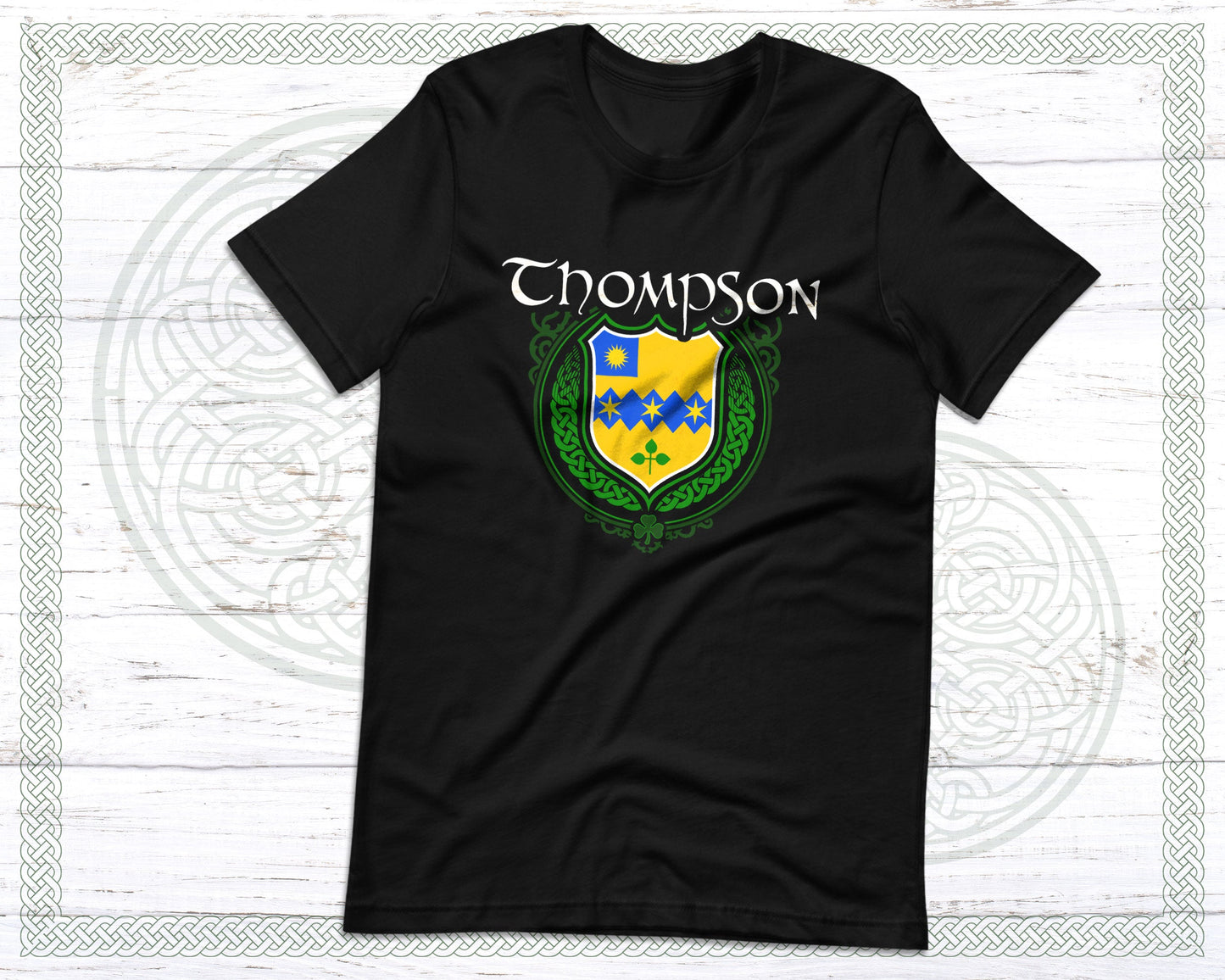 Thompson Irish Family Crest T-Shirt