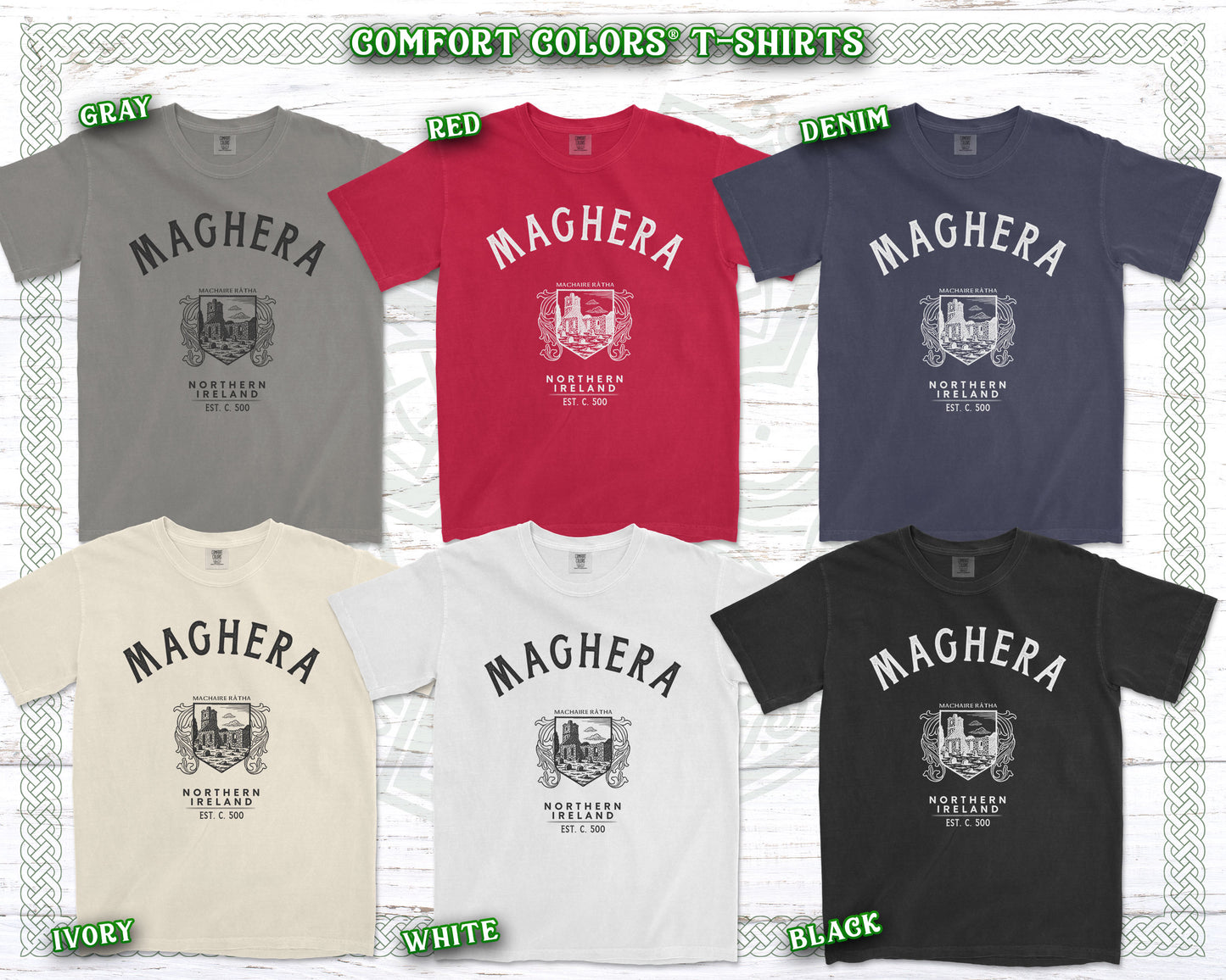 Maghera Northern Ireland Comfort Colors Travel T-shirt