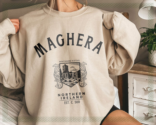 Maghera Northern Ireland Baggy Travel Sweatshirt