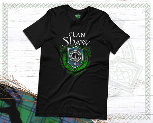 Clan Shaw Scottish Clan Badge Crest T-Shirt