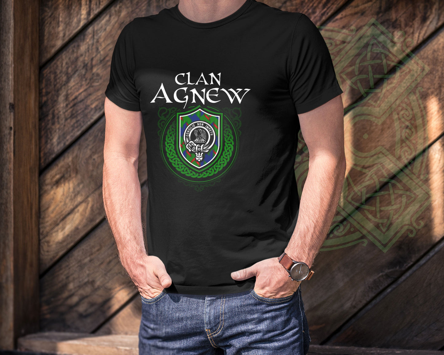 Clan Agnew Scottish Clan Badge Crest T-Shirt