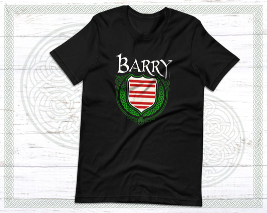 Barry Irish Family Crest T-Shirt