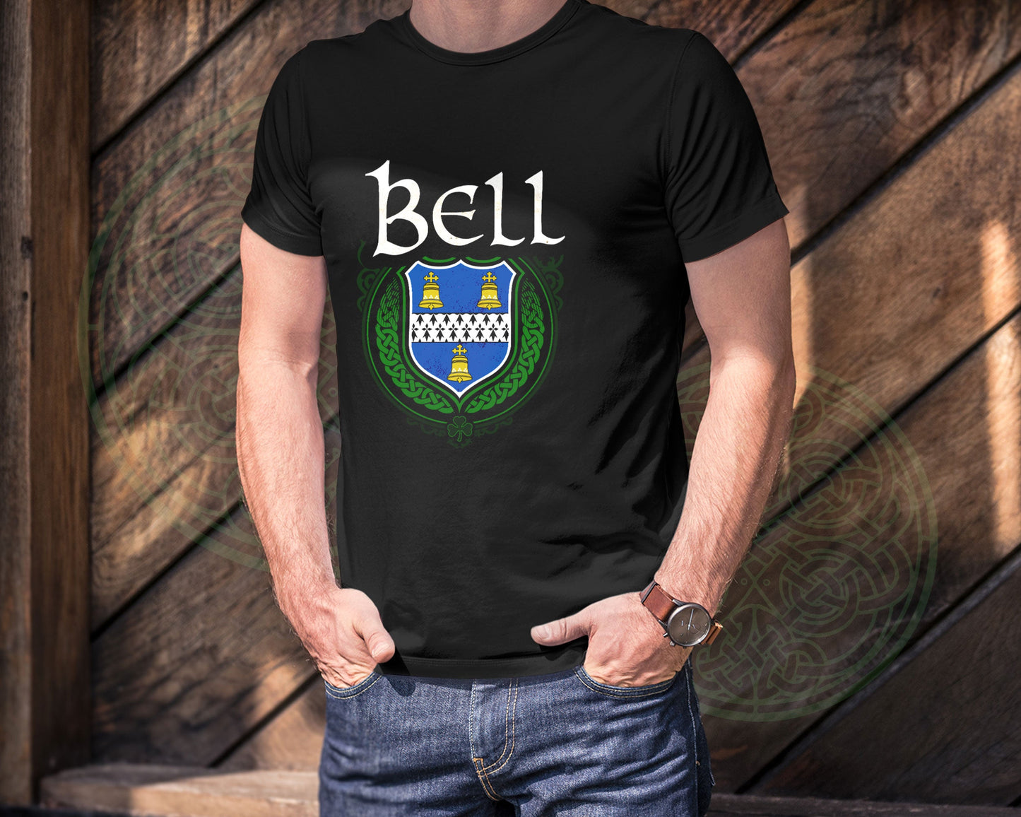 Bell Irish Family Crest T-Shirt