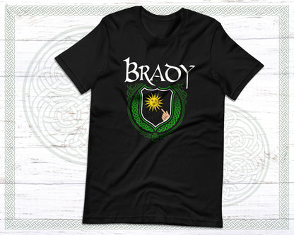 Brady Irish Family Crest T-Shirt