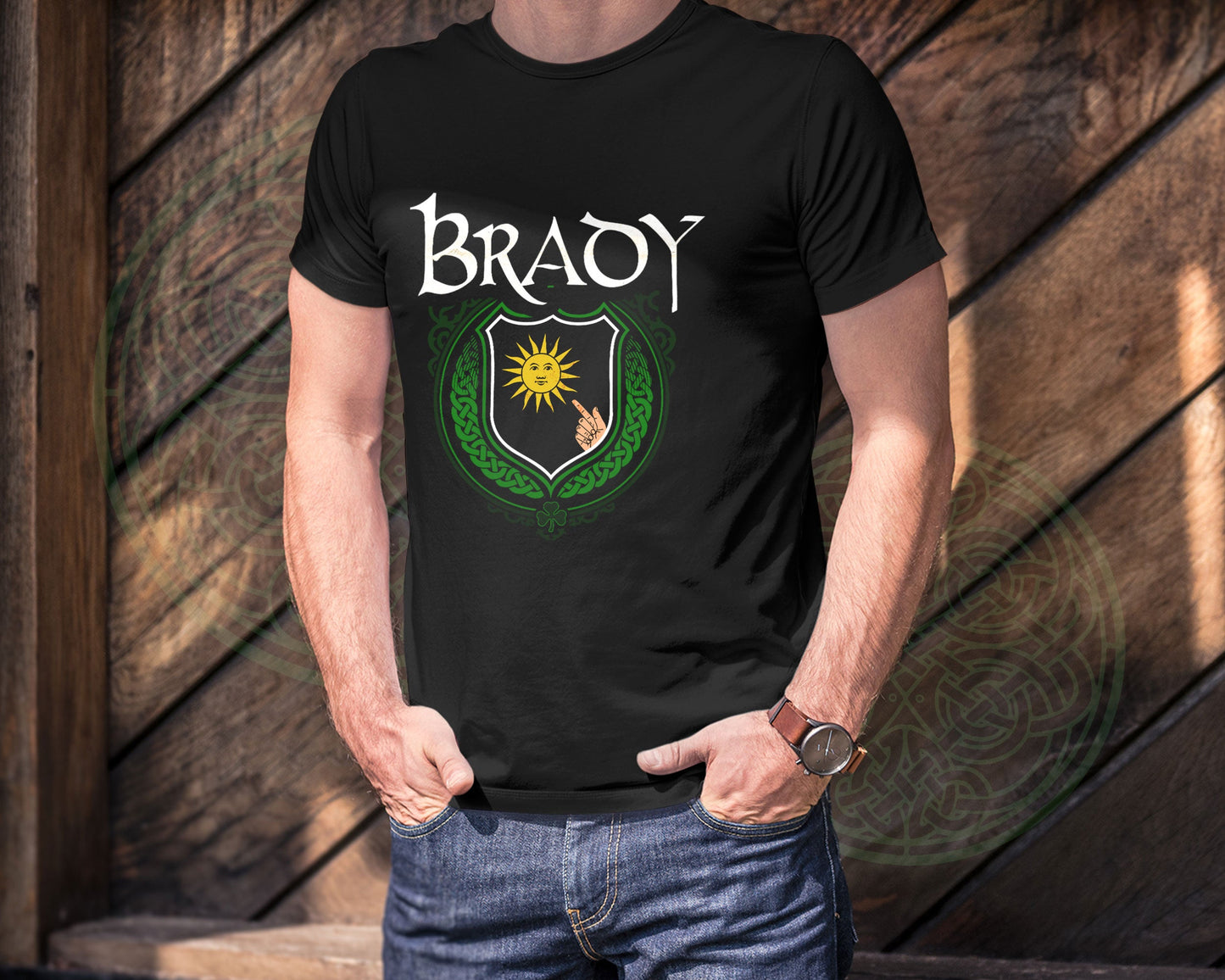 Brady Irish Family Crest T-Shirt