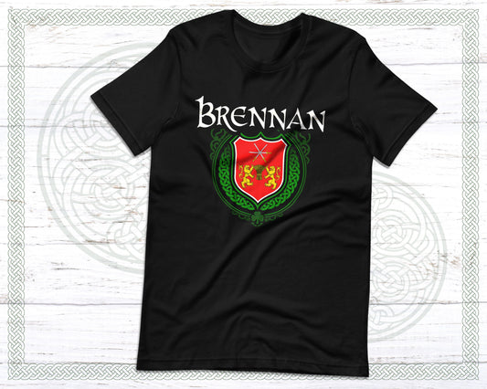 Brennan Irish Family Crest T-Shirt