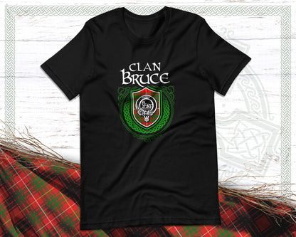 Clan Bruce Scottish Clan Badge Crest T-Shirt