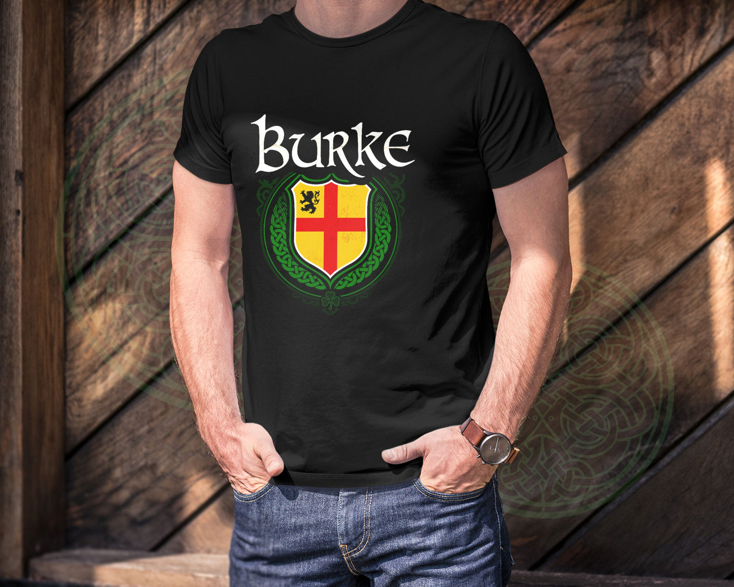 Burke Irish Family Crest T-Shirt