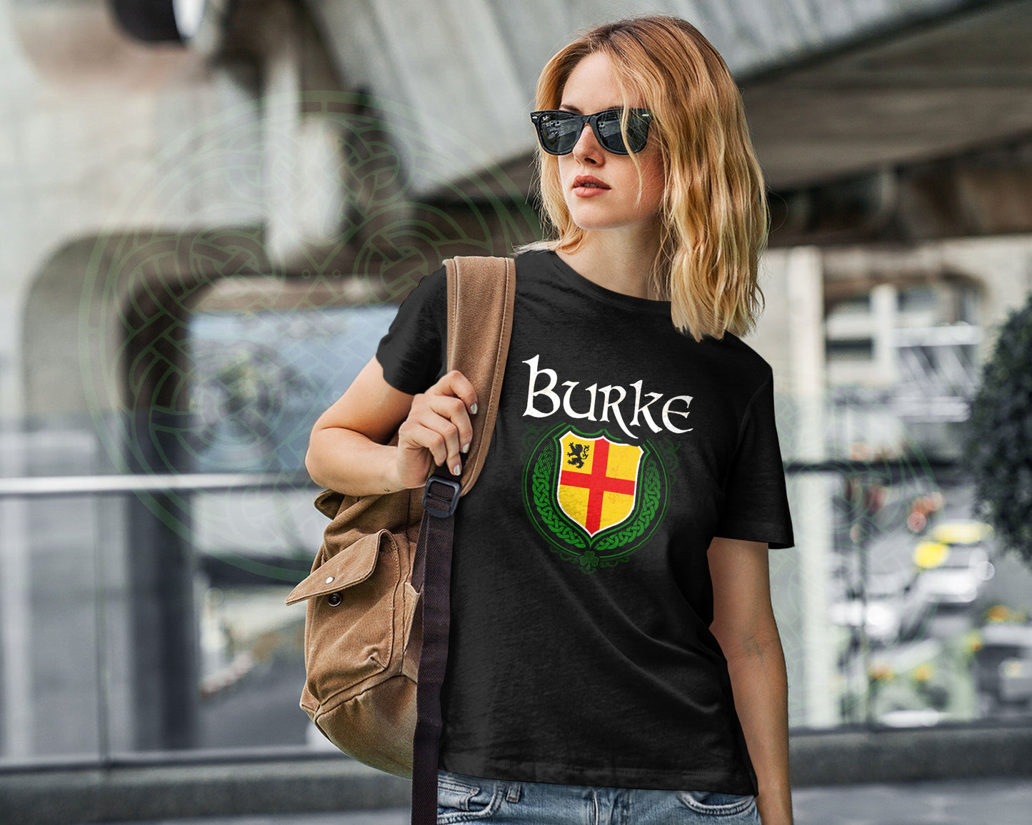 Burke Irish Family Crest T-Shirt