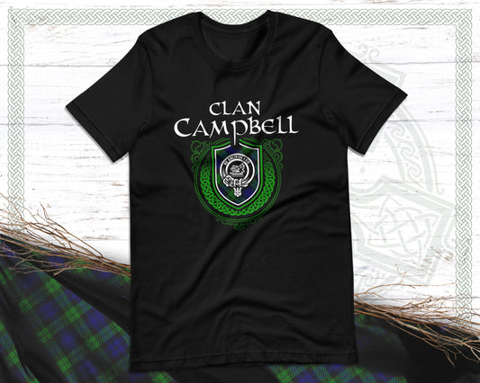 Clan Campbell Scottish Clan Badge Crest T-Shirt