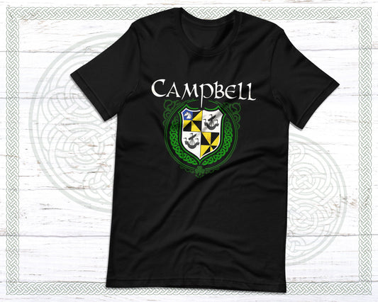 Campbell Irish Family Crest T-Shirt