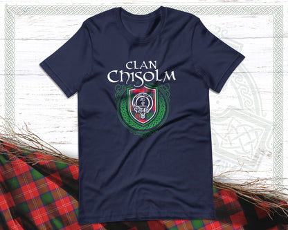 Clan Chisolm Scottish Clan Badge Crest T-Shirt