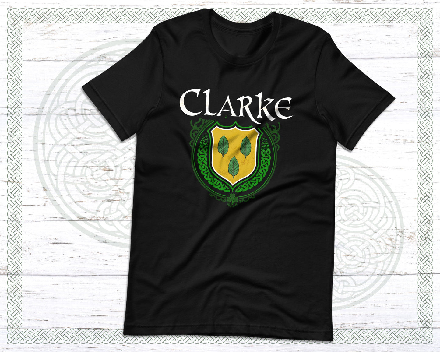 Clarke Irish Family Crest T-Shirt