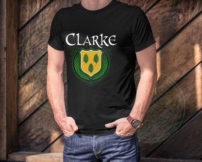 Clarke Irish Family Crest T-Shirt