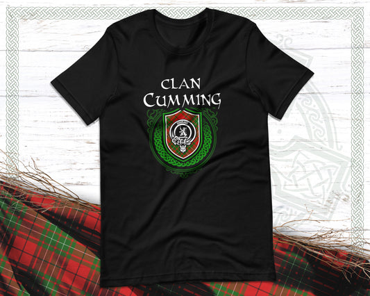 Clan Cumming Scottish Clan Badge Crest T-Shirt