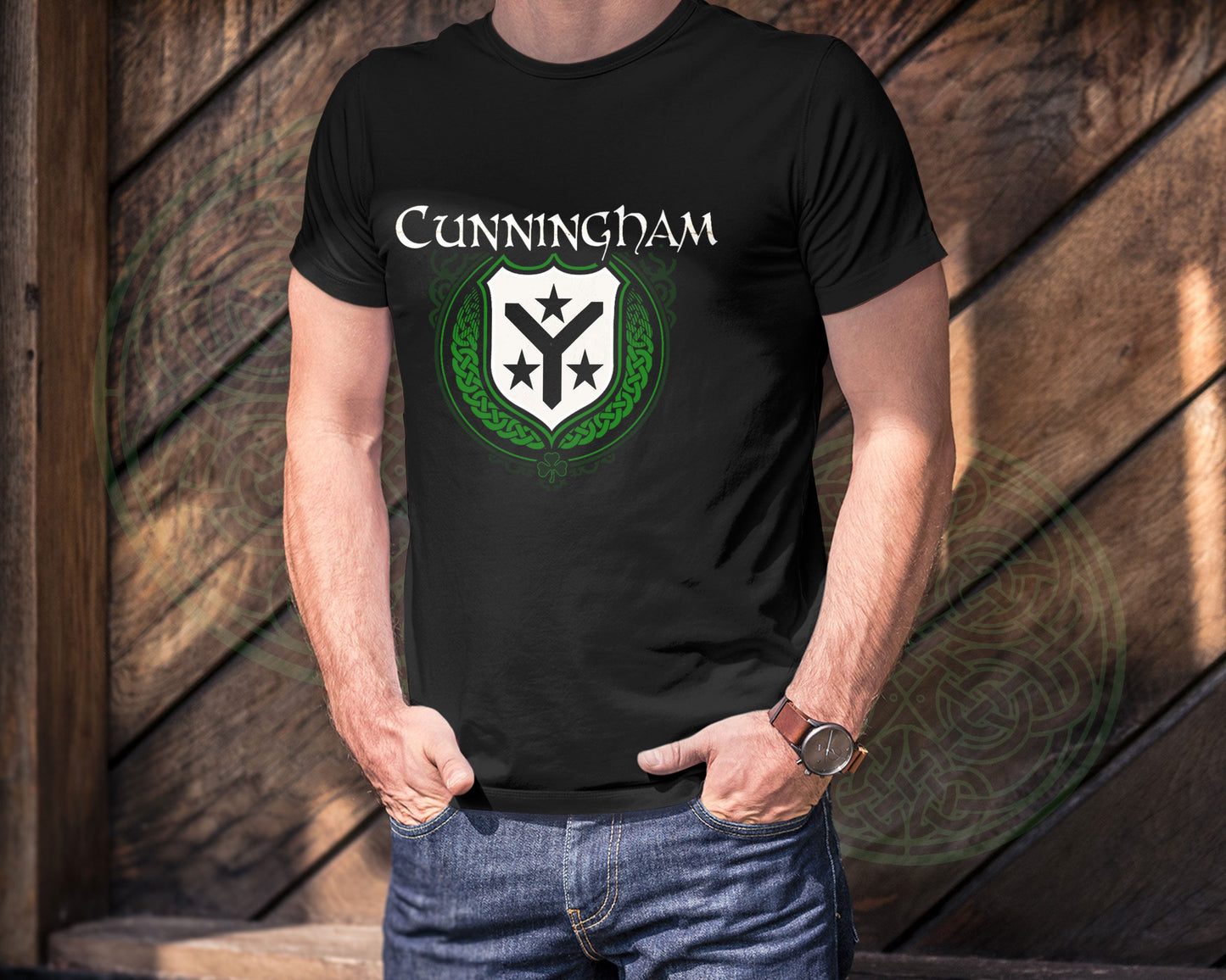 Cunningham Irish Family Crest T-Shirt