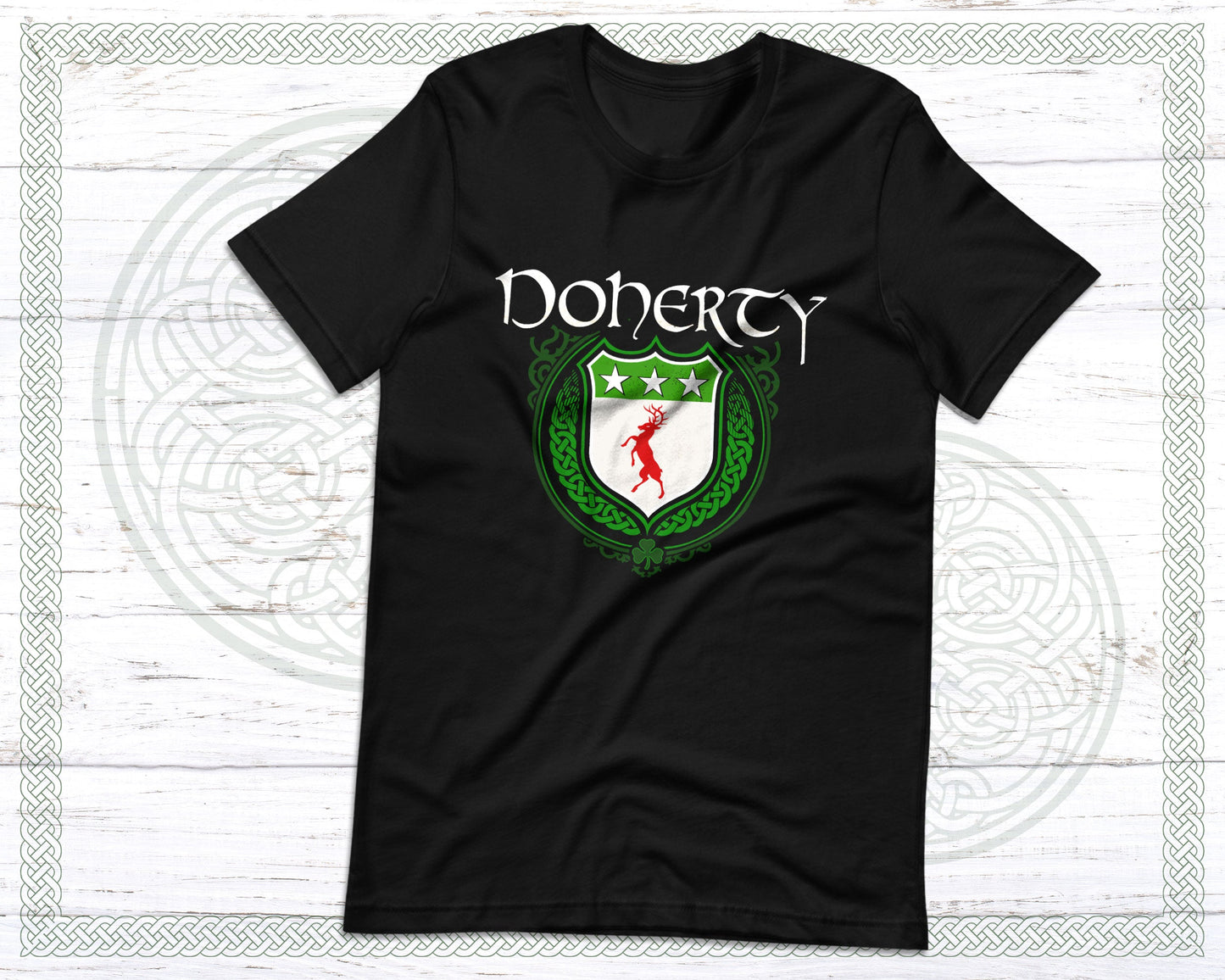 Doherty Irish Family Crest T-Shirt