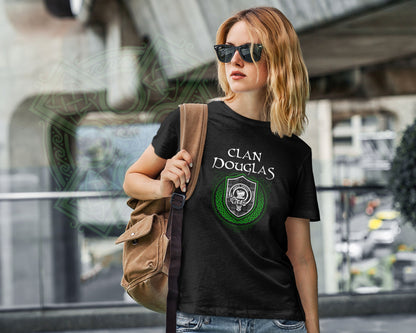 Clan Douglas Scottish Clan Badge Crest T-Shirt