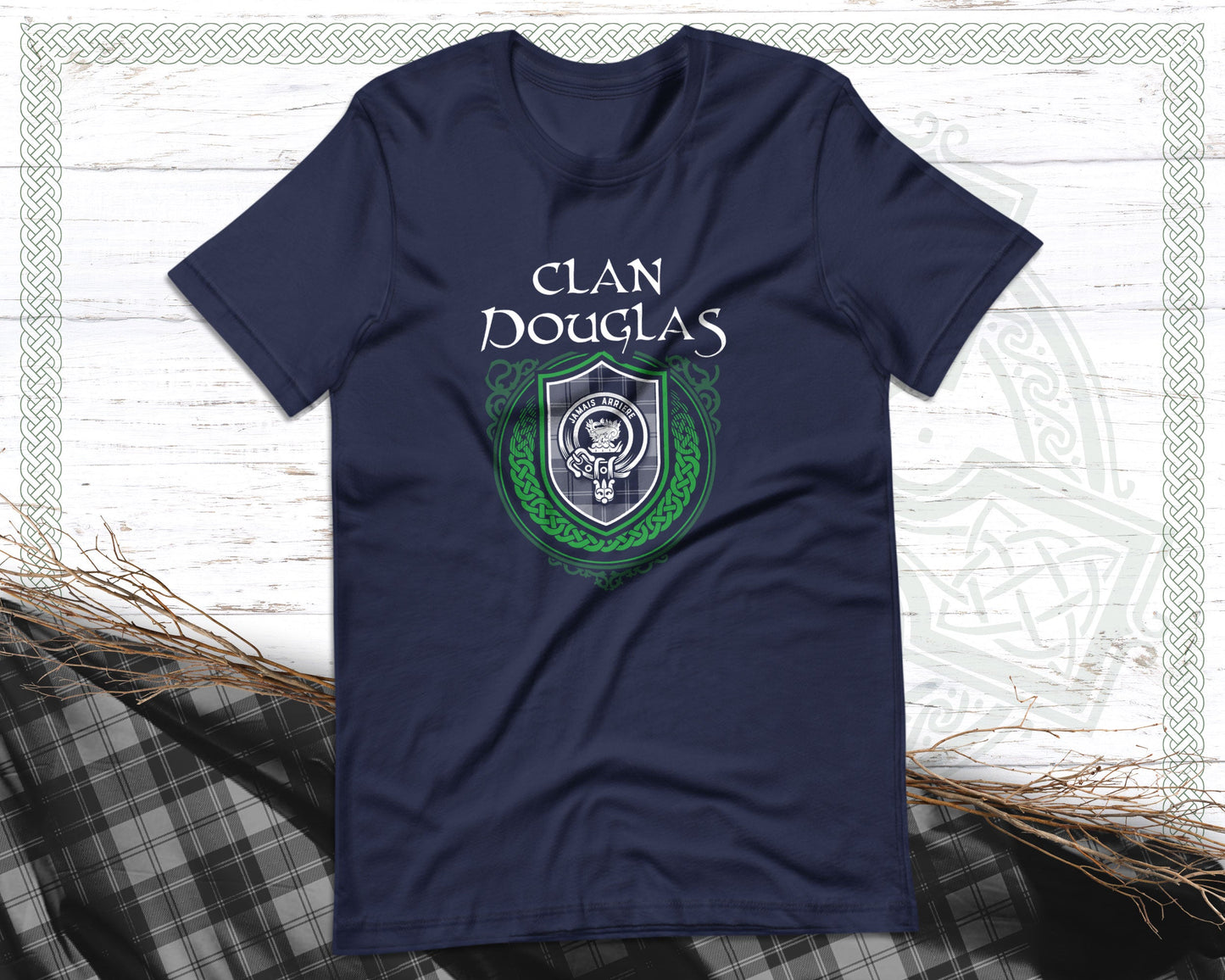 Clan Douglas Scottish Clan Badge Crest T-Shirt