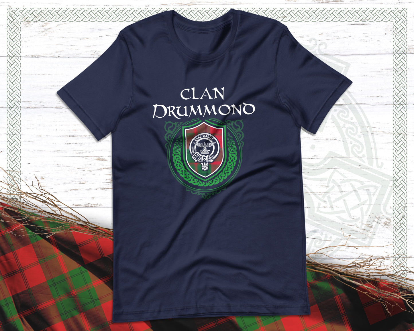 Clan Drummond Scottish Clan Badge Crest T-Shirt