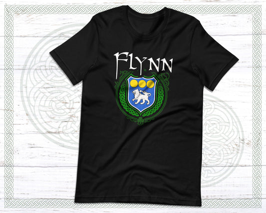 Flynn Irish Family Crest T-Shirt