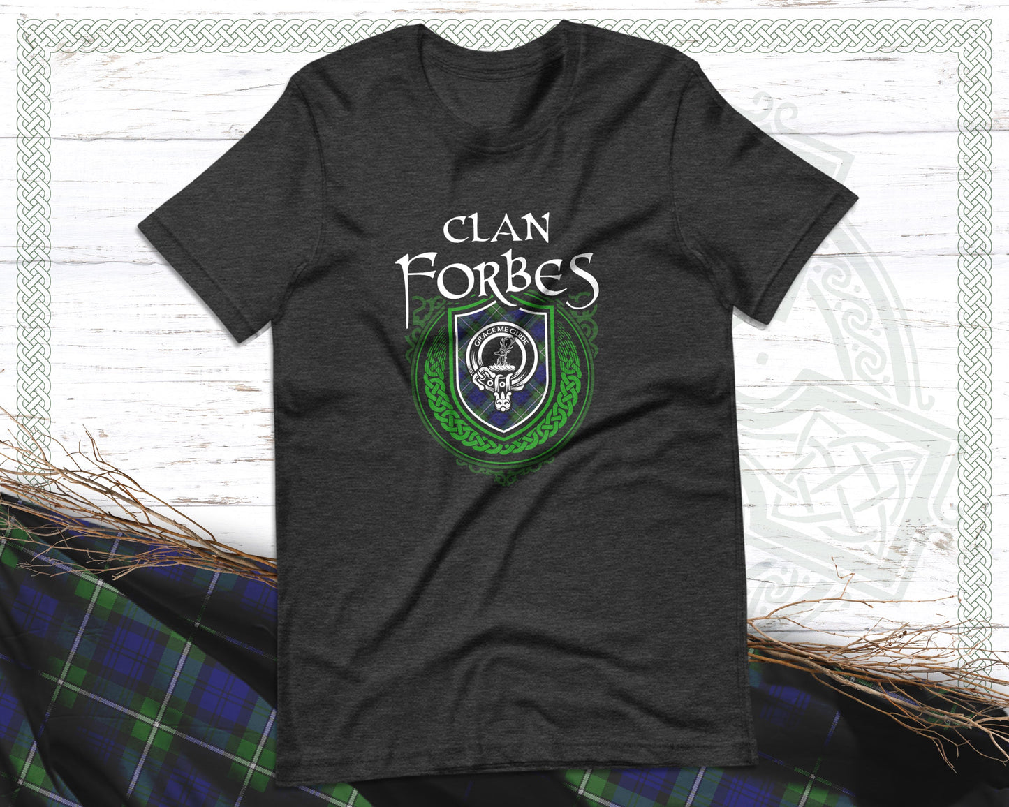 Clan Forbes Scottish Clan Badge Crest T-Shirt