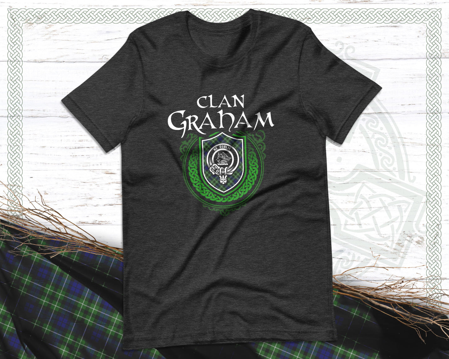 Clan Graham Scottish Clan Badge Crest T-Shirt