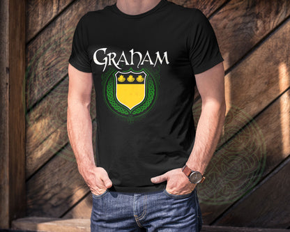 Graham Irish Family Crest T-Shirt