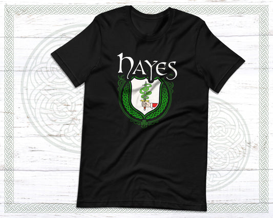 Hayes Irish Family Crest T-Shirt