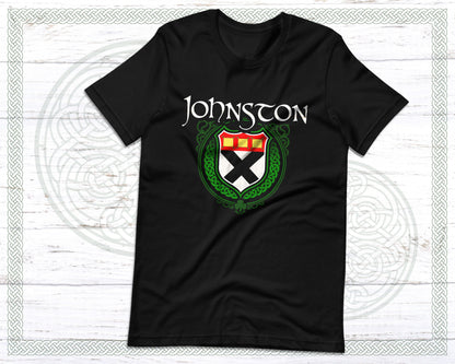 Johnston Irish Family Crest T-Shirt