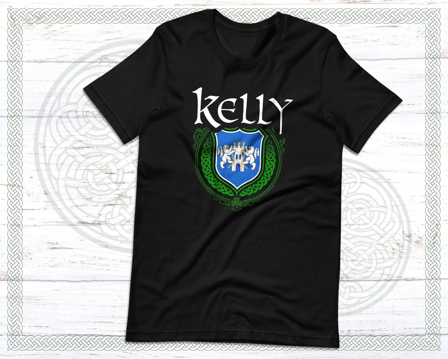 Kelly Irish Family Crest T-Shirt