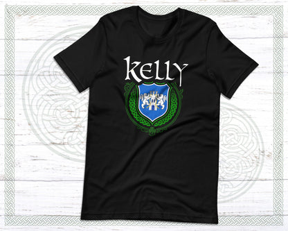 Kelly Irish Family Crest T-Shirt