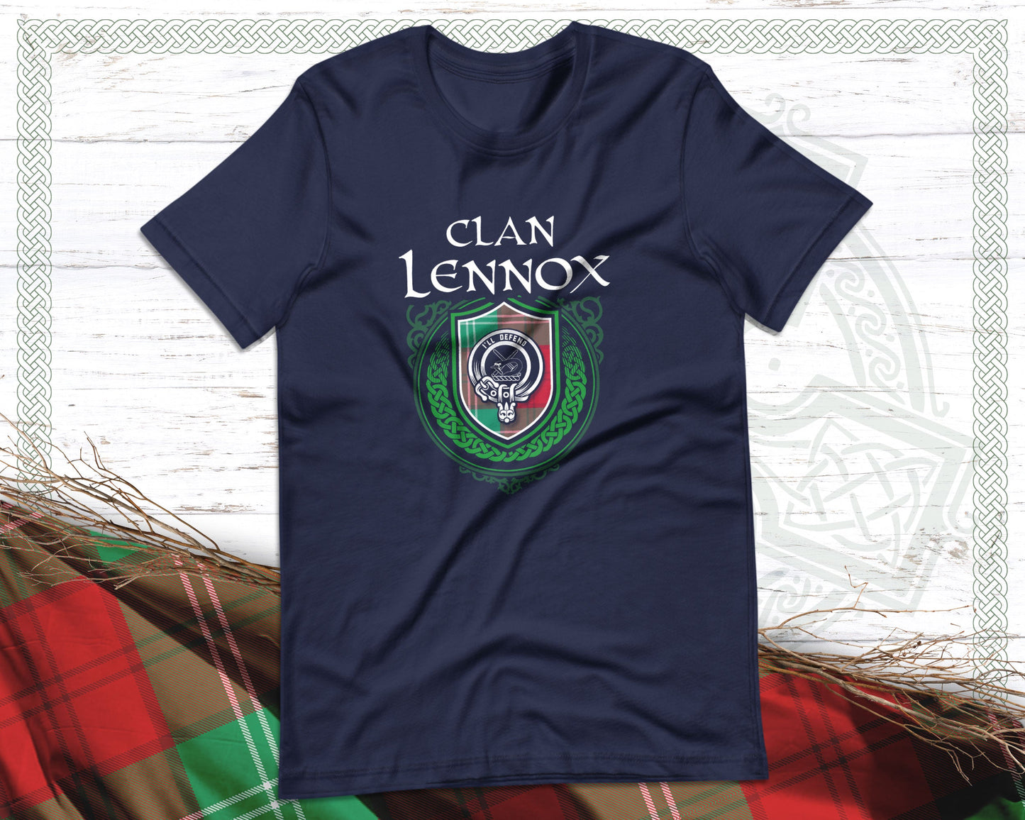 Clan Lennox Scottish Clan Badge Crest T-Shirt