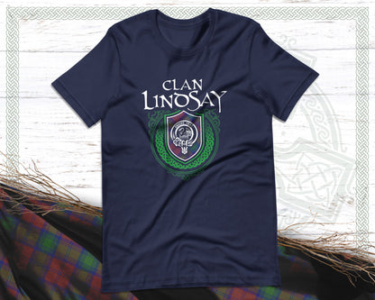 Clan Lindsay Scottish Clan Badge Crest T-Shirt