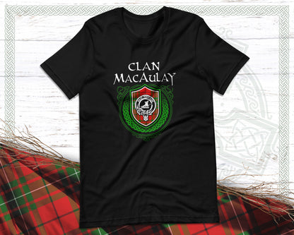 Clan MacAulay Scottish Clan Badge Crest T-Shirt