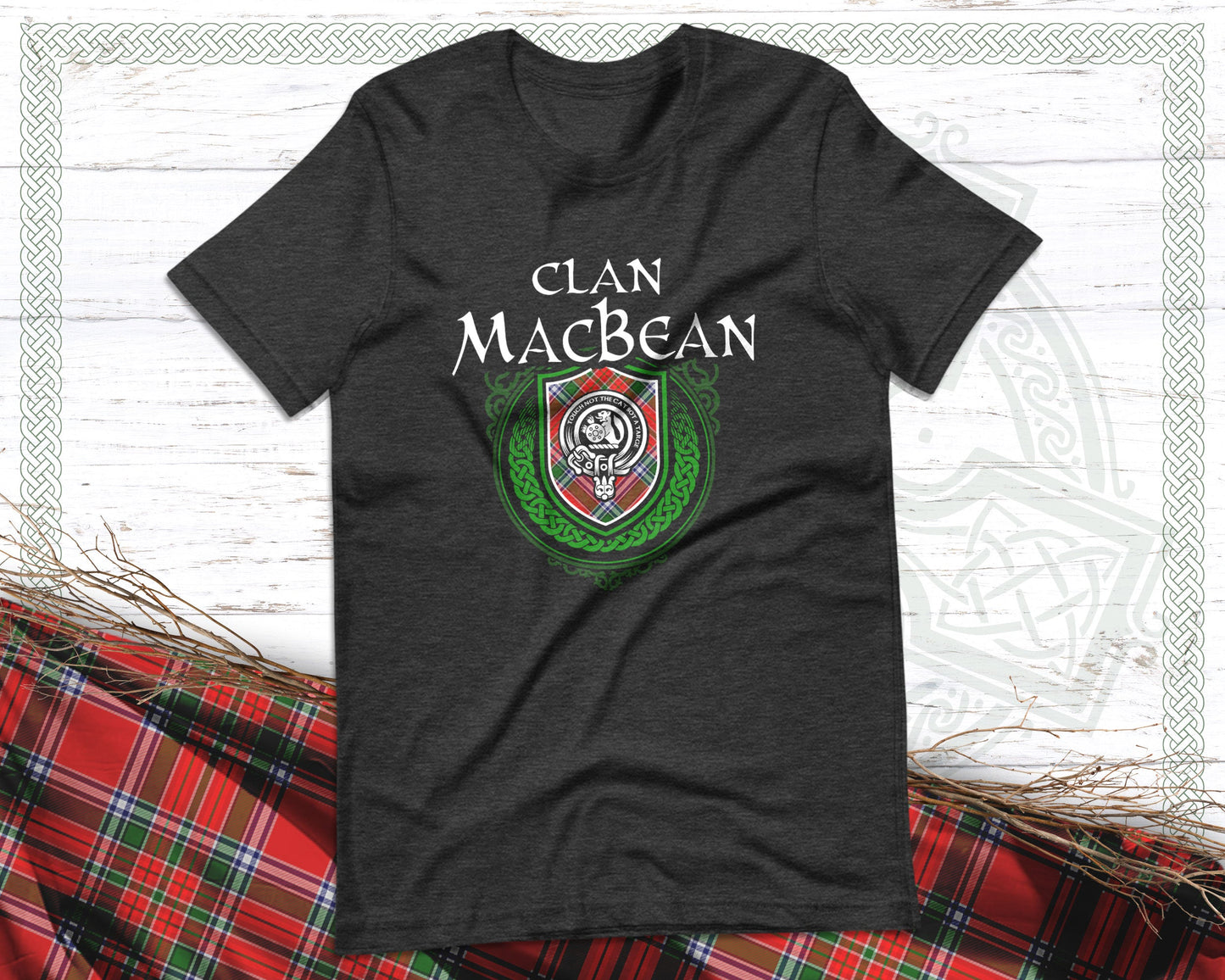 Clan MacBean Scottish Clan Badge Crest T-Shirt