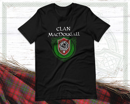 Clan MacDougall Scottish Clan Badge Crest T-Shirt