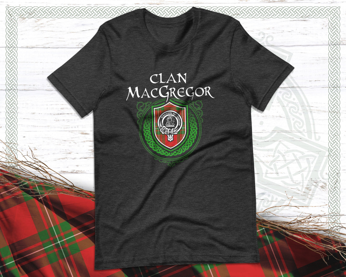 Clan MacGregor Scottish Clan Badge Crest T-Shirt