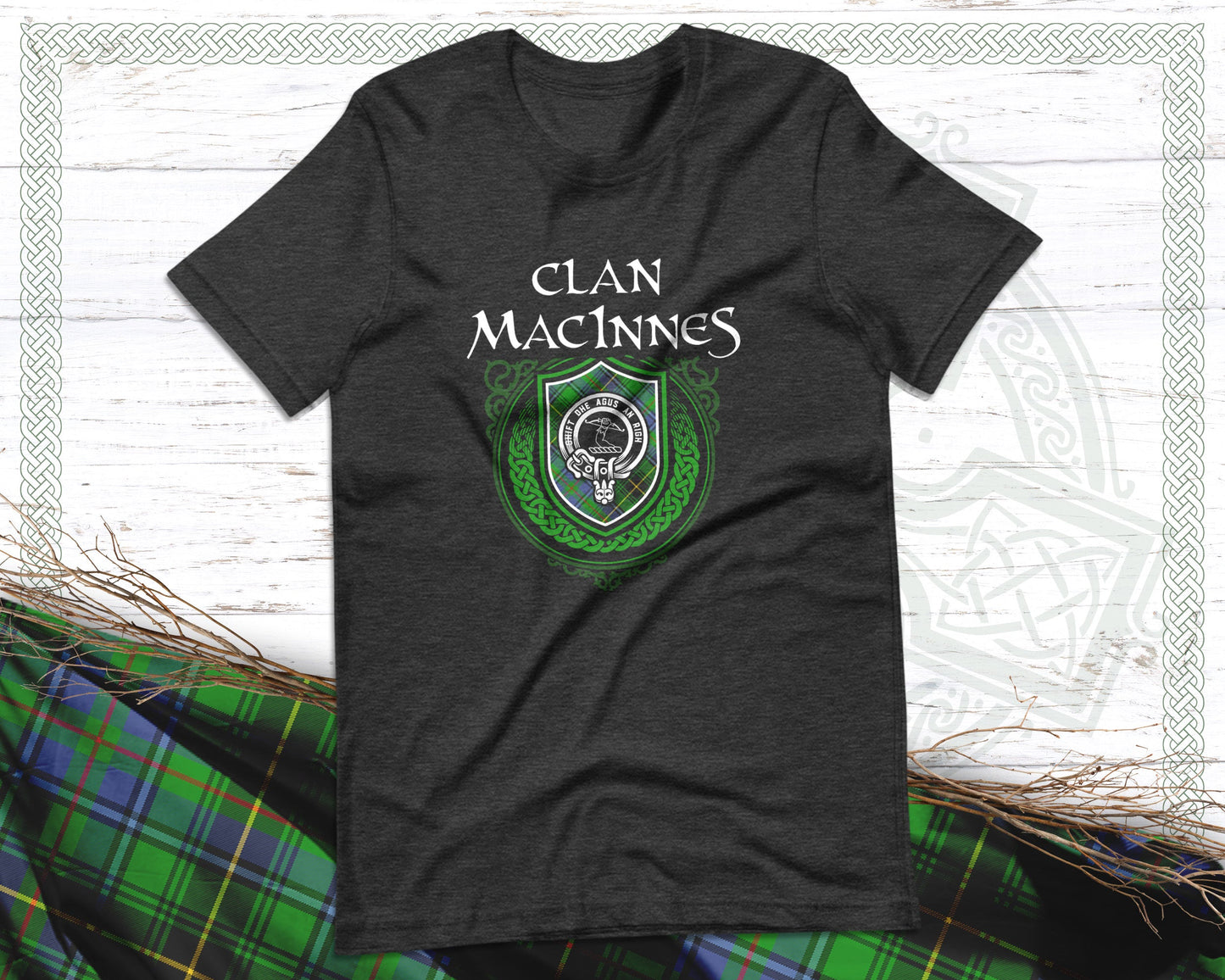 Clan MacInnes Scottish Clan Badge Crest T-Shirt