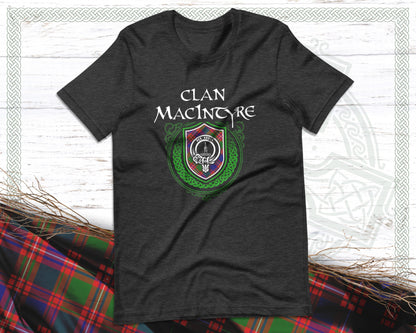 Clan MacIntyre Scottish Clan Badge Crest T-Shirt