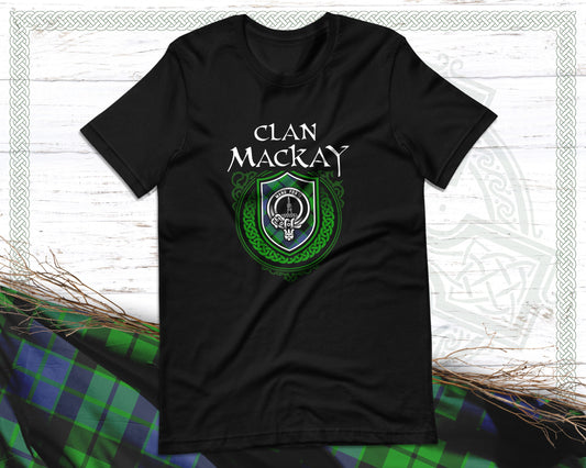 Clan MacKay Scottish Clan Badge Crest T-Shirt