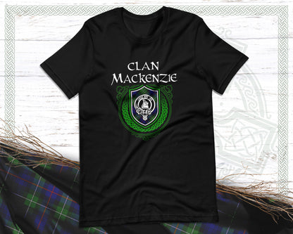 Clan MacKenzie Scottish Clan Badge Crest T-Shirt