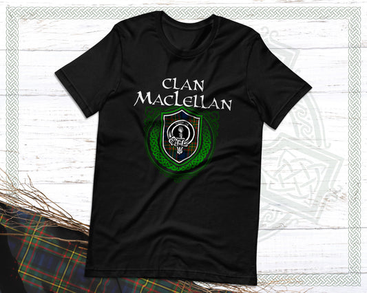 Clan MacLellan Scottish Clan Badge Crest T-Shirt