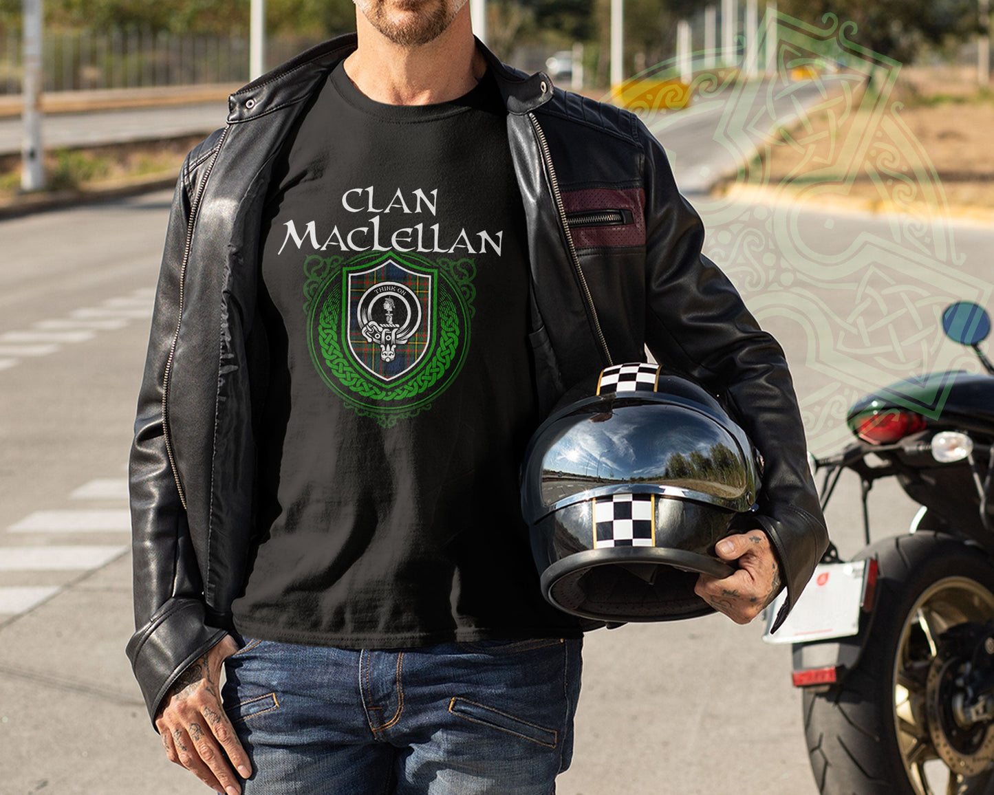 Clan MacLellan Scottish Clan Badge Crest T-Shirt