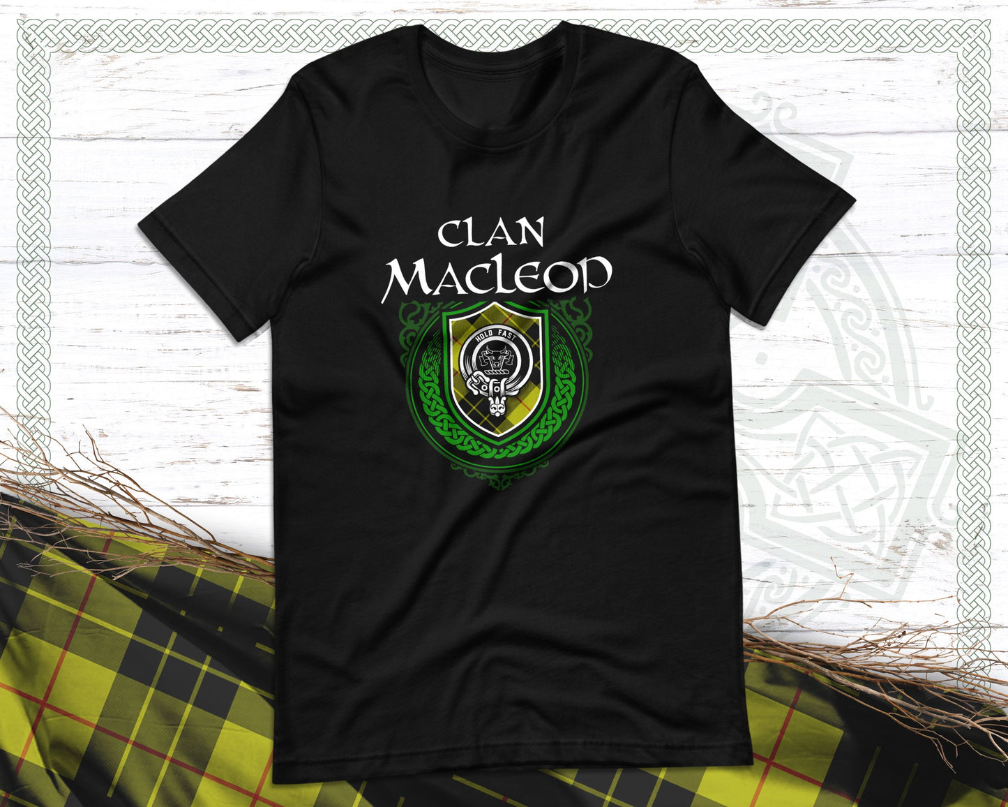 Clan MacLeod Scottish Clan Badge Crest T-Shirt